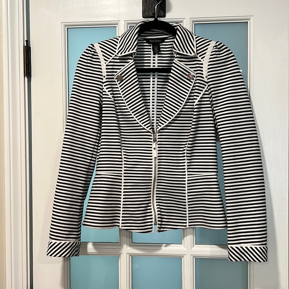 White House Black Market Striped Blazer